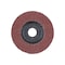 Pferd 4-1/2" x 5/8-11 Thd. POLIFAN Flap Disc - A SG STEELOX, Aluminum oxide, 80 Grit, Flat 62254 - alternate 2
